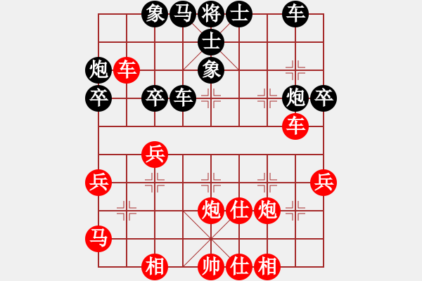 象棋棋谱图片：龙哥(9段)-和-温柔的夜(月将) - 步数：40 