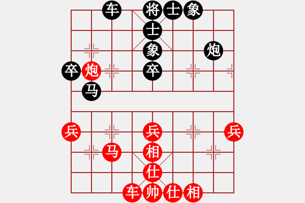 象棋棋譜圖片：左馬盤(pán)河 九宮先勝ak47（9-1） - 步數(shù)：40 