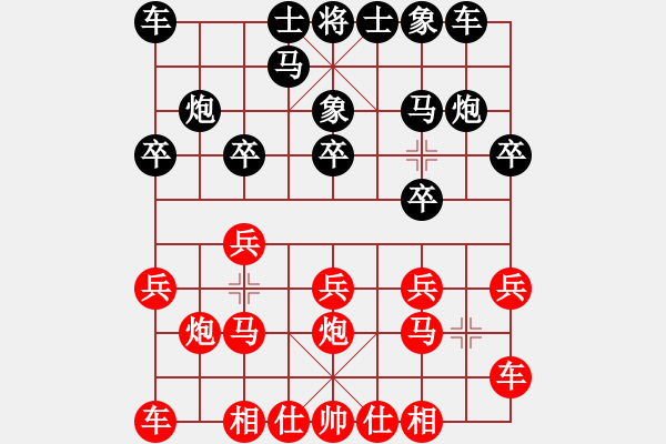 象棋棋譜圖片：梧桐 負(fù) 紫薇花對(duì)紫微郎 - 步數(shù)：10 