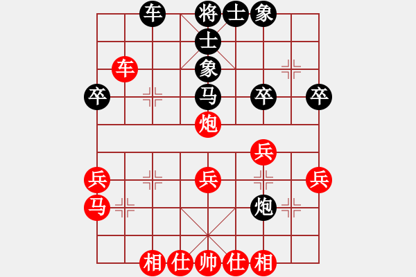 象棋棋譜圖片：bingwang(2段)-勝-彩棋人生(3段) - 步數(shù)：30 