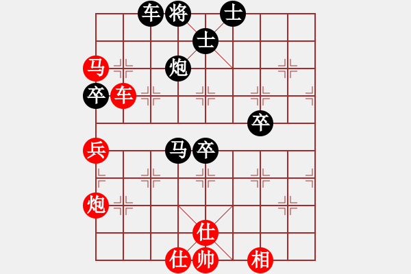 象棋棋譜圖片：天使無憂(電神)-和-鳳鳴神州(2星)中炮過河車七路馬盤河對屏風(fēng)馬車8進(jìn)5再進(jìn)3 - 步數(shù)：100 