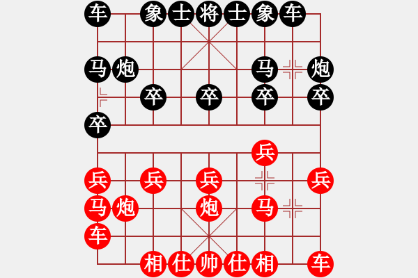 象棋棋譜圖片：河南省 武俊強(qiáng) 和 山東省 李翰林 - 步數(shù)：10 