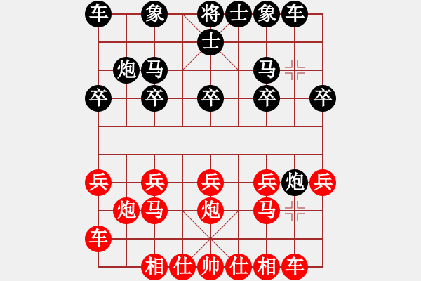 象棋棋譜圖片：鷹隼(2段)-負(fù)-空間棵(7段) - 步數(shù)：10 