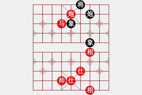 象棋棋譜圖片：43-H--6-5**----馬炮士相全例勝炮單缺士----詳變 - 步數(shù)：39 