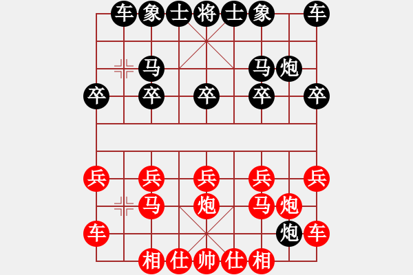 象棋棋譜圖片：佳[648509813] -后勝- 學(xué)好象棋布局[1401715374] - 步數(shù)：10 