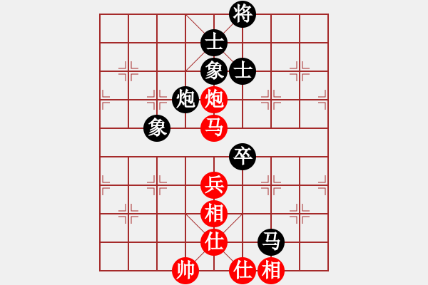 象棋棋譜圖片：就是要贏(8段)-和-習(xí)不三四刀(6段) - 步數(shù)：170 