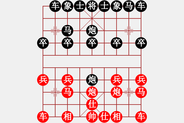 象棋棋譜圖片：七仙女(9段)-和-棋壇毒龍(7段) - 步數(shù)：10 