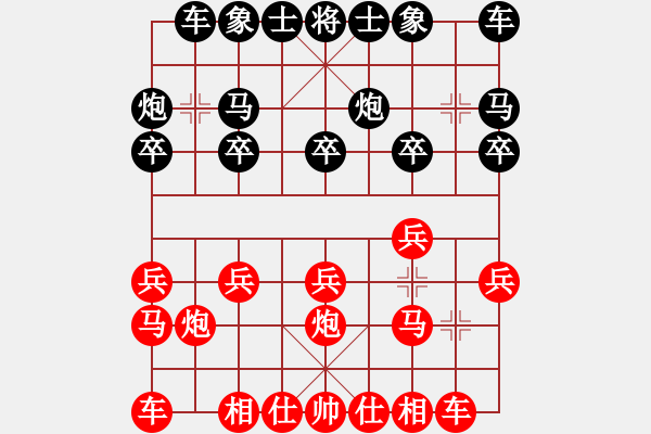 象棋棋譜圖片：2737085(太守) 和 3083232(中郎將) - 步數(shù)：10 