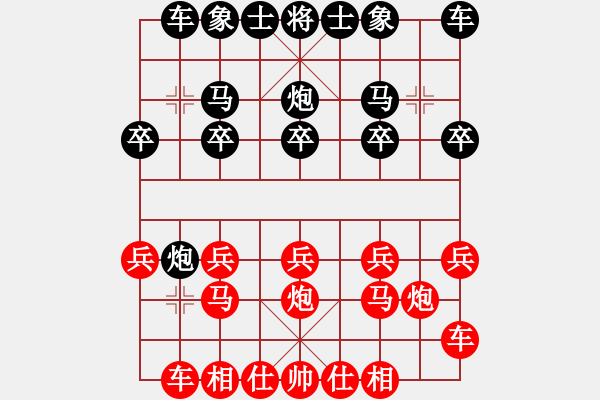 象棋棋譜圖片：1394局 D52- 中炮右直車對(duì)后補(bǔ)列炮-程普(1700) 先負(fù) 小蟲引擎23層(2771) - 步數(shù)：10 