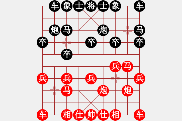 象棋棋譜圖片：天王快刀[紅] -VS- 適情雅趣[黑] - 步數(shù)：10 