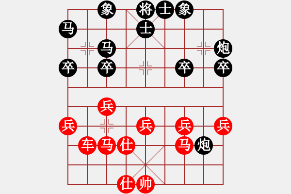 象棋棋譜圖片：灑瀟(9星)-勝-大將第一(9星) - 步數(shù)：30 