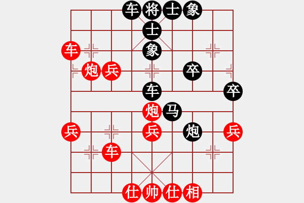 象棋棋譜圖片：天龍之段譽(yù)(天罡)-勝-華峰論棋(地煞) - 步數(shù)：40 