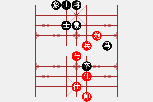 象棋棋譜圖片：過(guò)宮炮對(duì)單提馬 - 步數(shù)：110 