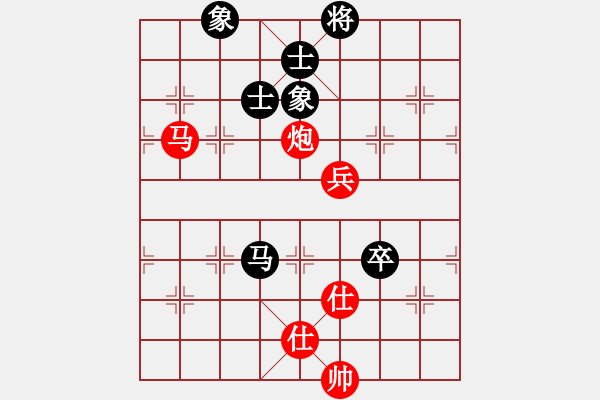 象棋棋譜圖片：過(guò)宮炮對(duì)單提馬 - 步數(shù)：120 