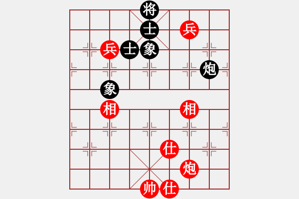 象棋棋譜圖片：炮雙兵士象全VS炮士象全，吸引宮頂兵下低的具體走法 - 步數(shù)：0 