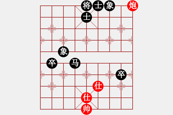 象棋棋譜圖片：屏風(fēng)馬應(yīng)中炮進(jìn)中兵盤頭馬（旋風(fēng)勝巫師業(yè)余級） - 步數(shù)：90 