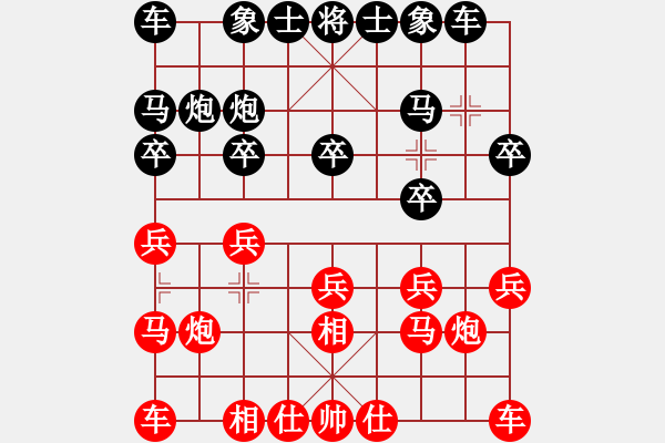 象棋棋譜圖片：QQ13885331944QQ紅先負(fù)無(wú)情門*呆瓜 - 步數(shù)：10 