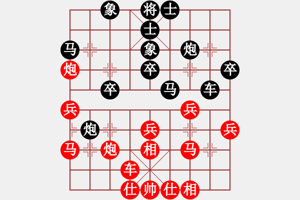 象棋棋譜圖片：緣份戰(zhàn)神二(9星)-負(fù)-太湖歌神(天罡) - 步數(shù)：30 