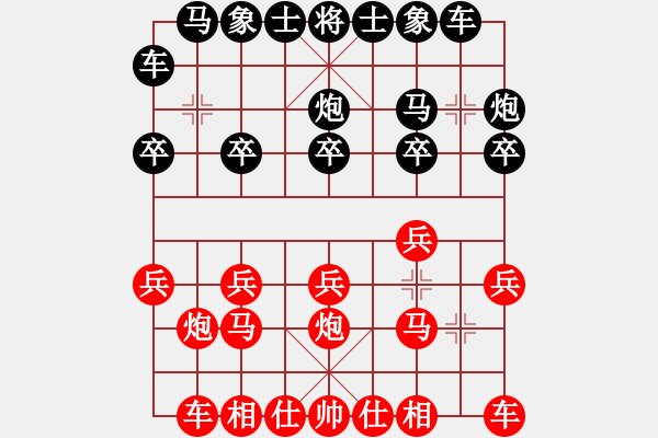 象棋棋譜圖片：鳳崗 梁運龍 負(fù) 遼寧 金松 - 步數(shù)：10 