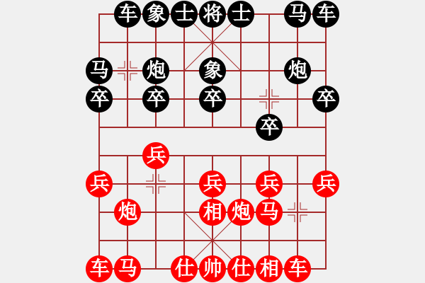 象棋棋譜圖片：香港 黃學(xué)謙 負(fù) 深圳 張學(xué)潮 - 步數(shù)：10 