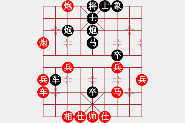 象棋棋譜圖片：bbboy002(6級)-負(fù)-wangmingq(9級) - 步數(shù)：40 