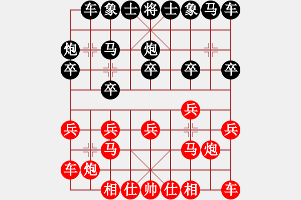 象棋棋譜圖片：天津市 范越 勝 天津市 劉智 - 步數(shù)：10 