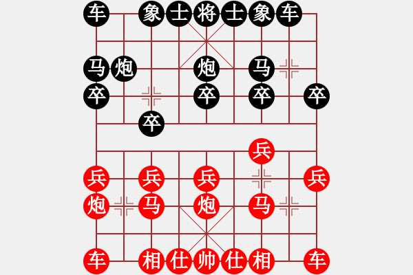 象棋棋譜圖片：JJ象棋的對局 - 步數(shù)：10 