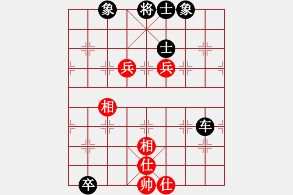 象棋棋譜圖片：水瓶座卡妙(9段)-和-大便研究家(5段) - 步數(shù)：100 