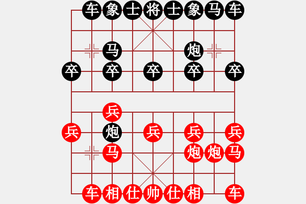 象棋棋譜圖片：萬法不容(6段)-勝-暗夜深沉(5段) - 步數(shù)：10 