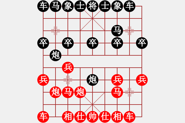 象棋棋譜圖片：易城(2段)-負(fù)-濰坊無大師(1段) - 步數(shù)：10 