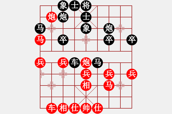 象棋棋譜圖片：2019全國(guó)象棋個(gè)人錦標(biāo)賽金波先負(fù)申鵬2 - 步數(shù)：30 