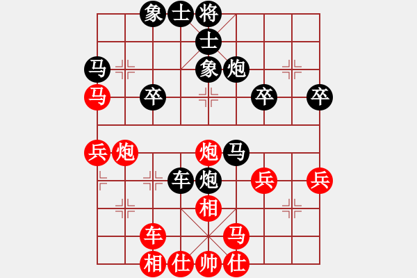 象棋棋譜圖片：2019全國(guó)象棋個(gè)人錦標(biāo)賽金波先負(fù)申鵬2 - 步數(shù)：40 