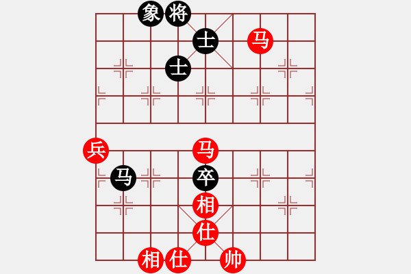 象棋棋譜圖片：閃爍亮晶晶(1段)-和-六指棋魔(3段) - 步數(shù)：110 