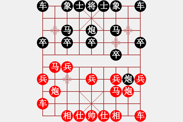 象棋棋谱图片：项阳红 先胜 许明龙 - 步数：10 
