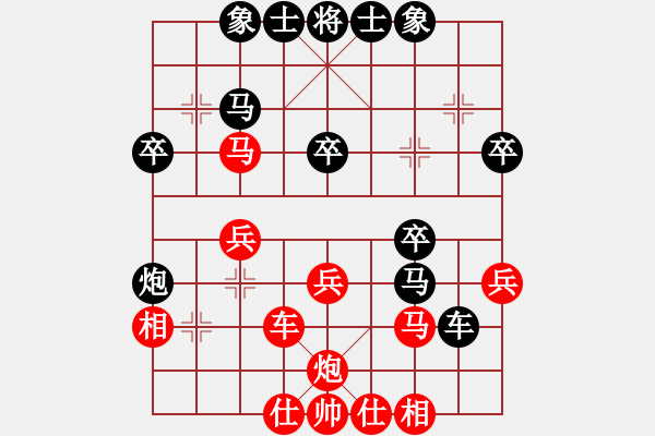 象棋棋譜圖片：zjianliang(4段)-負(fù)-死尸街棋王(8級(jí)) - 步數(shù)：30 