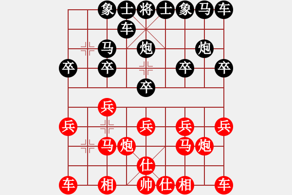 象棋棋譜圖片：老黃[1310749811] -VS- 橫才俊儒[292832991] - 步數(shù)：10 