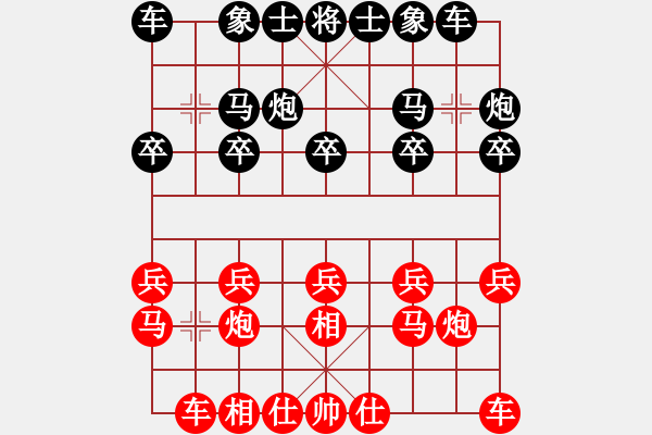 象棋棋譜圖片：河內(nèi) 阮成保 和 平陽省 黃仲生 - 步數(shù)：10 