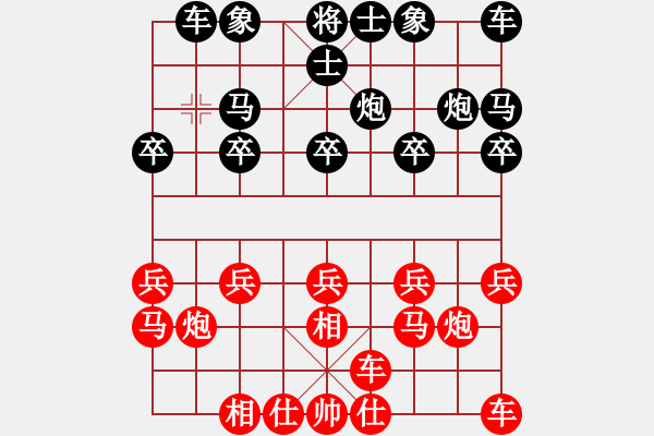 象棋棋谱图片：董志国 先和 尹晖 - 步数：10 