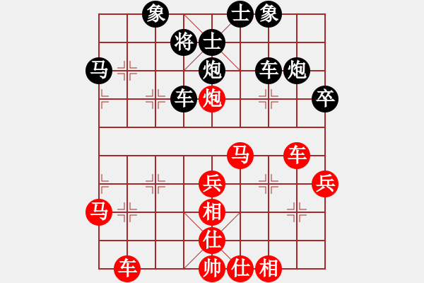 象棋棋譜圖片：灬運籌帷幄(6段)-勝-馬路棋緣(1段) - 步數(shù)：40 