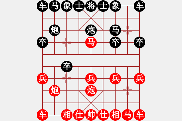 象棋棋譜圖片：雪峰刀客(4段)-勝-香江蛟龍(3段) - 步數(shù)：10 