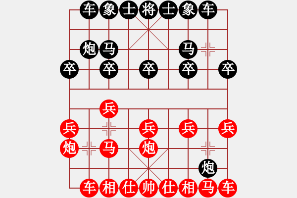象棋棋谱图片：bestoss(9星)-胜-姚一姚(9星) - 步数：10 