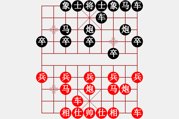 象棋棋譜圖片：瀟湘長夜雨[2433582297] -VS- 橫才俊儒[292832991]（姹紫嫣紅） - 步數(shù)：10 