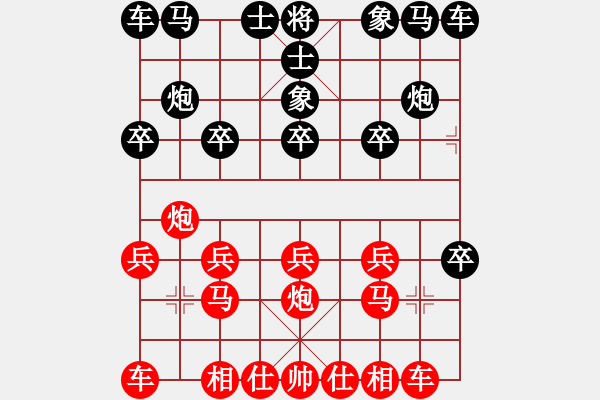 象棋棋譜圖片：中象的道場(chǎng)(3段)-和-放火薫山(5段) - 步數(shù)：10 