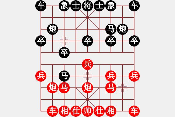 象棋棋譜圖片：謝藝 先負(fù) 胡景堯 - 步數(shù)：10 