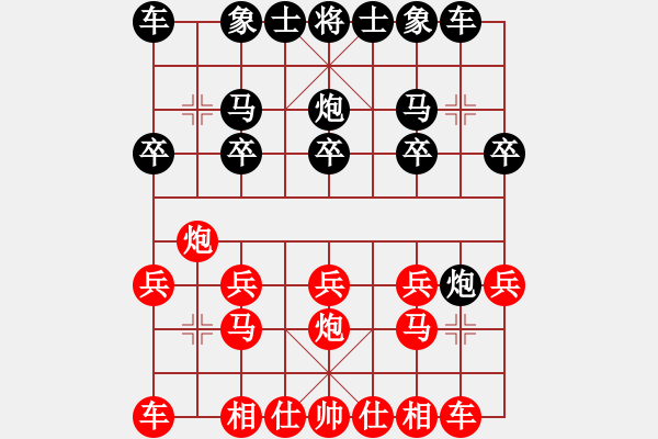 象棋棋譜圖片：20190906教學對局姚東霖先勝謝雨辰 - 步數(shù)：10 