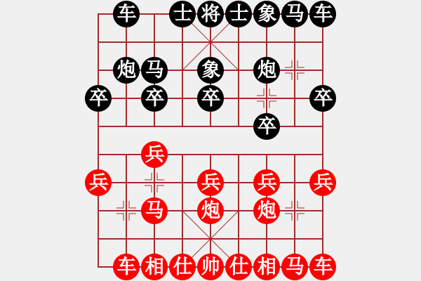 象棋棋譜圖片：閑敲紋枰(9舵)-勝-bbboy002(1舵) - 步數(shù)：10 