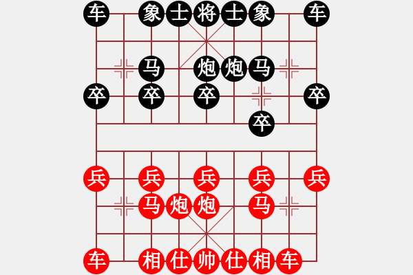 象棋棋谱图片：林军辉(5r)-胜-王岩(5r) - 步数：10 