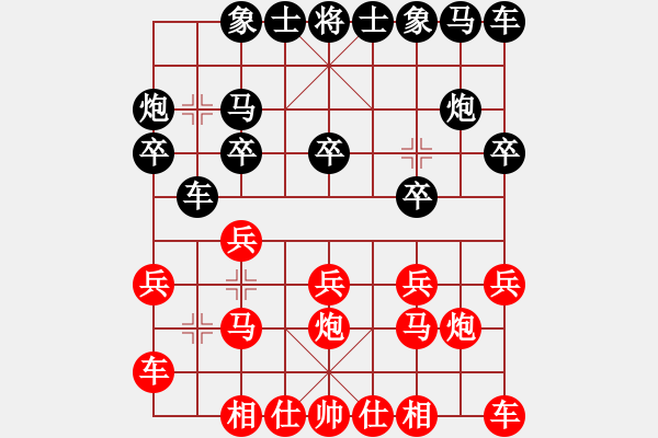 象棋棋譜圖片：行者必達[紅] -VS- 專殺高手[黑]shu - 步數(shù)：10 