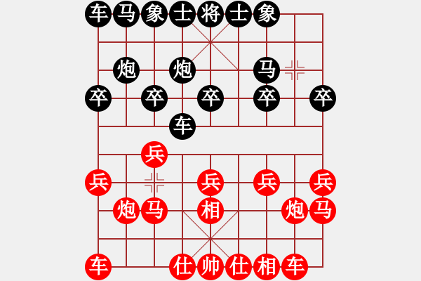 象棋棋譜圖片：華山將軍(日帥)-和-豬頭豬(日帥) - 步數(shù)：10 