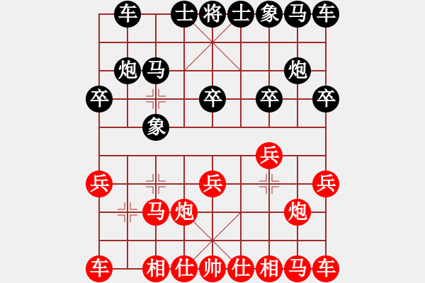 象棋棋譜圖片：瞎眼狗對(duì)戰(zhàn)旋風(fēng)16層 - 步數(shù)：10 